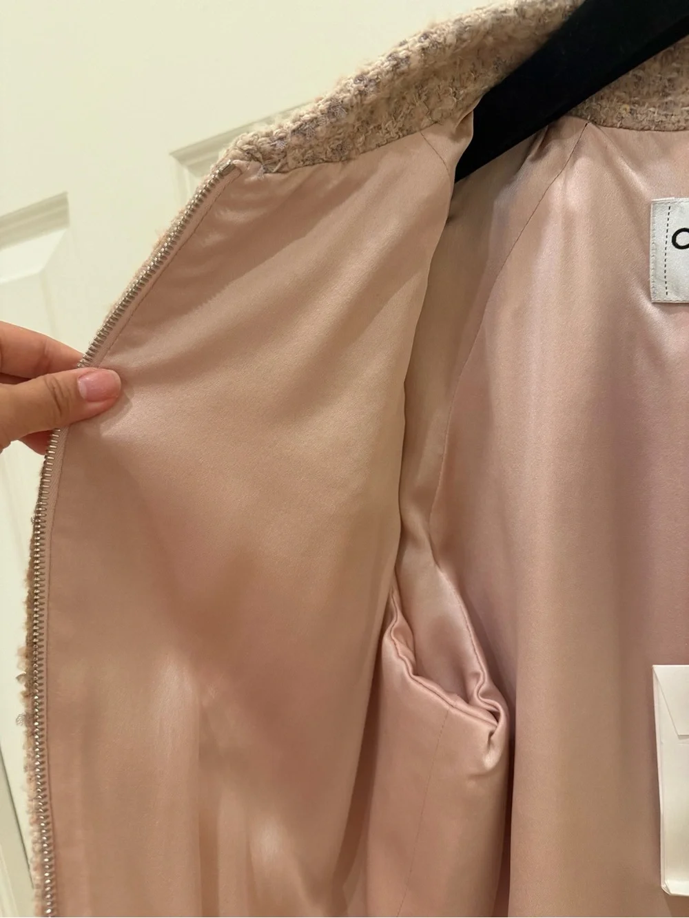 CHANEL tweed bomber